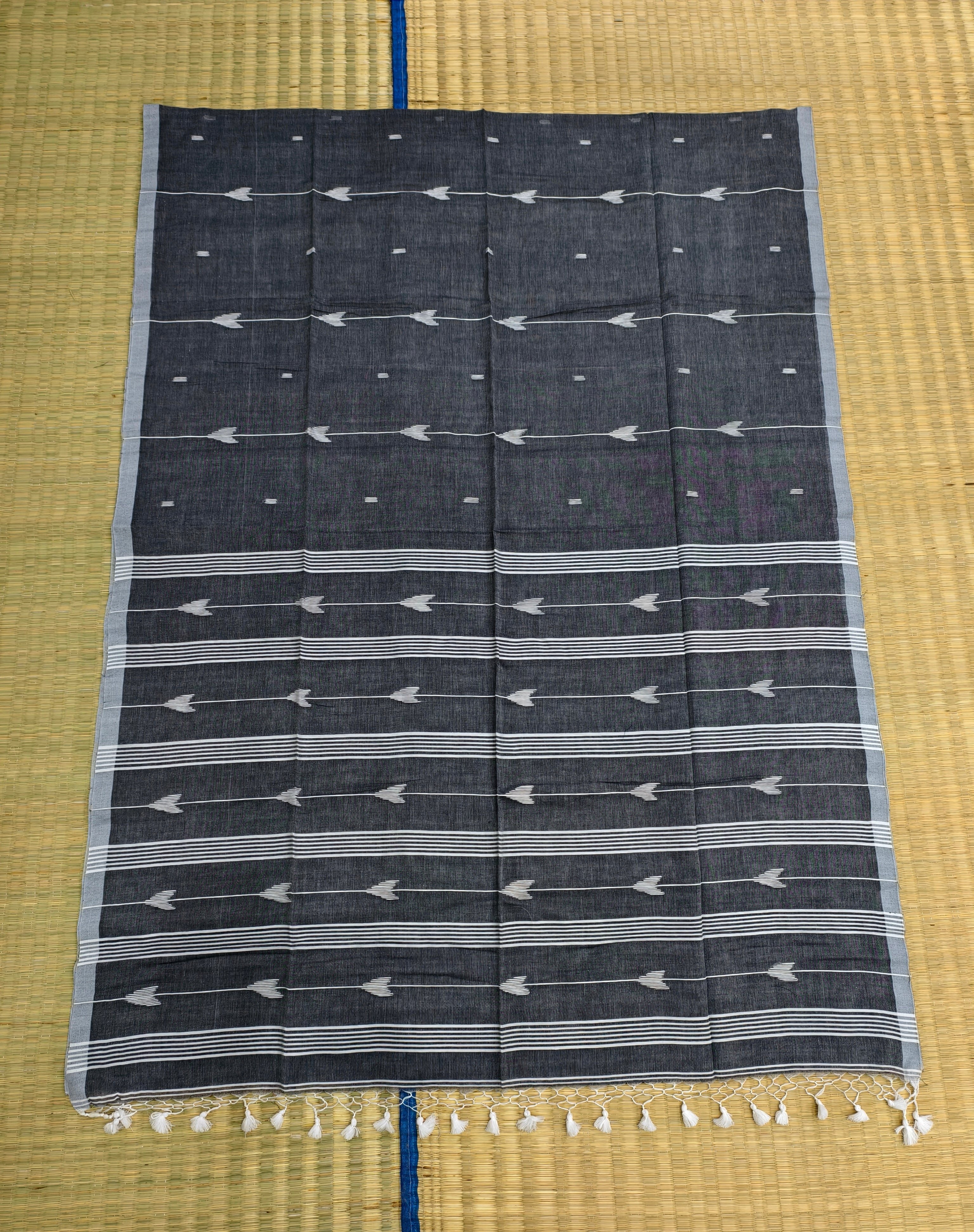 Cotton by cotton jamdani saree