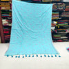 Mul cotton saree with heart embroidery