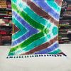 Tie and die mul cotton saree