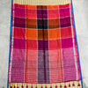 Checks Mul cotton saree