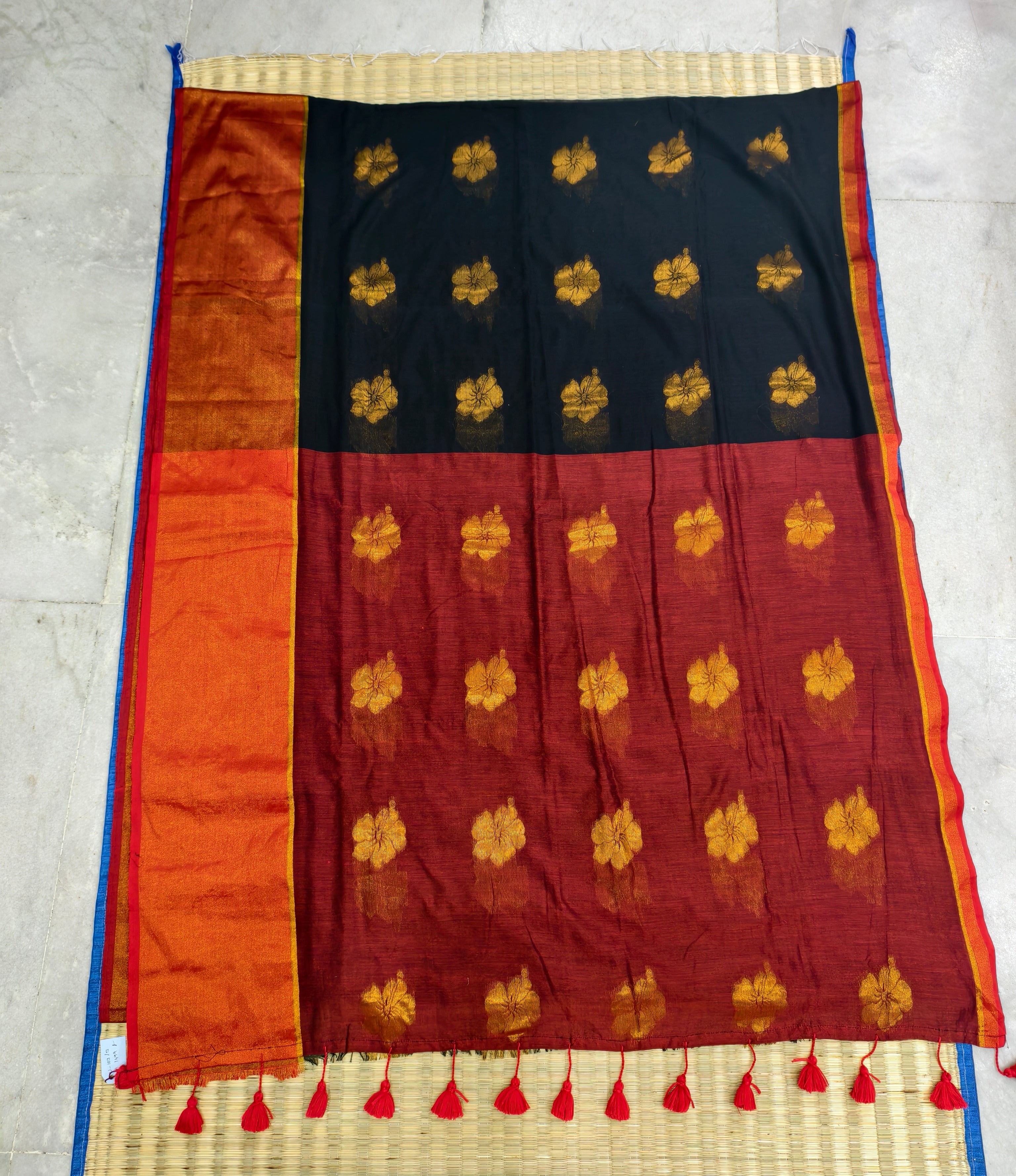 Mul cotton benarasi saree