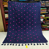 Mul cotton saree with heart embroidery
