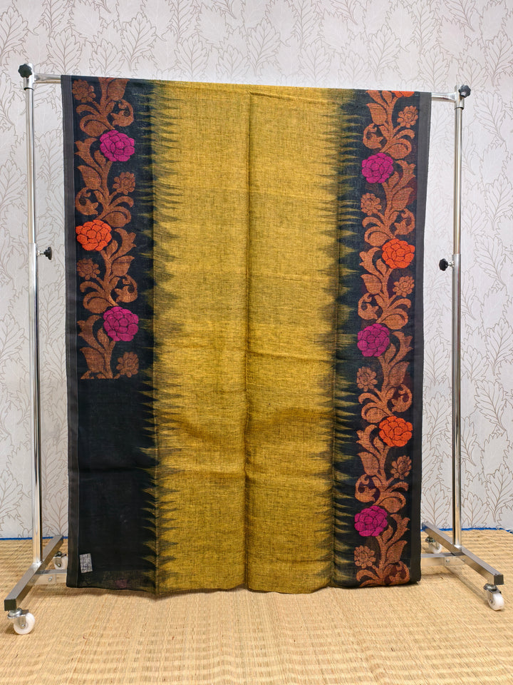 Linen by Linen jamdani saree