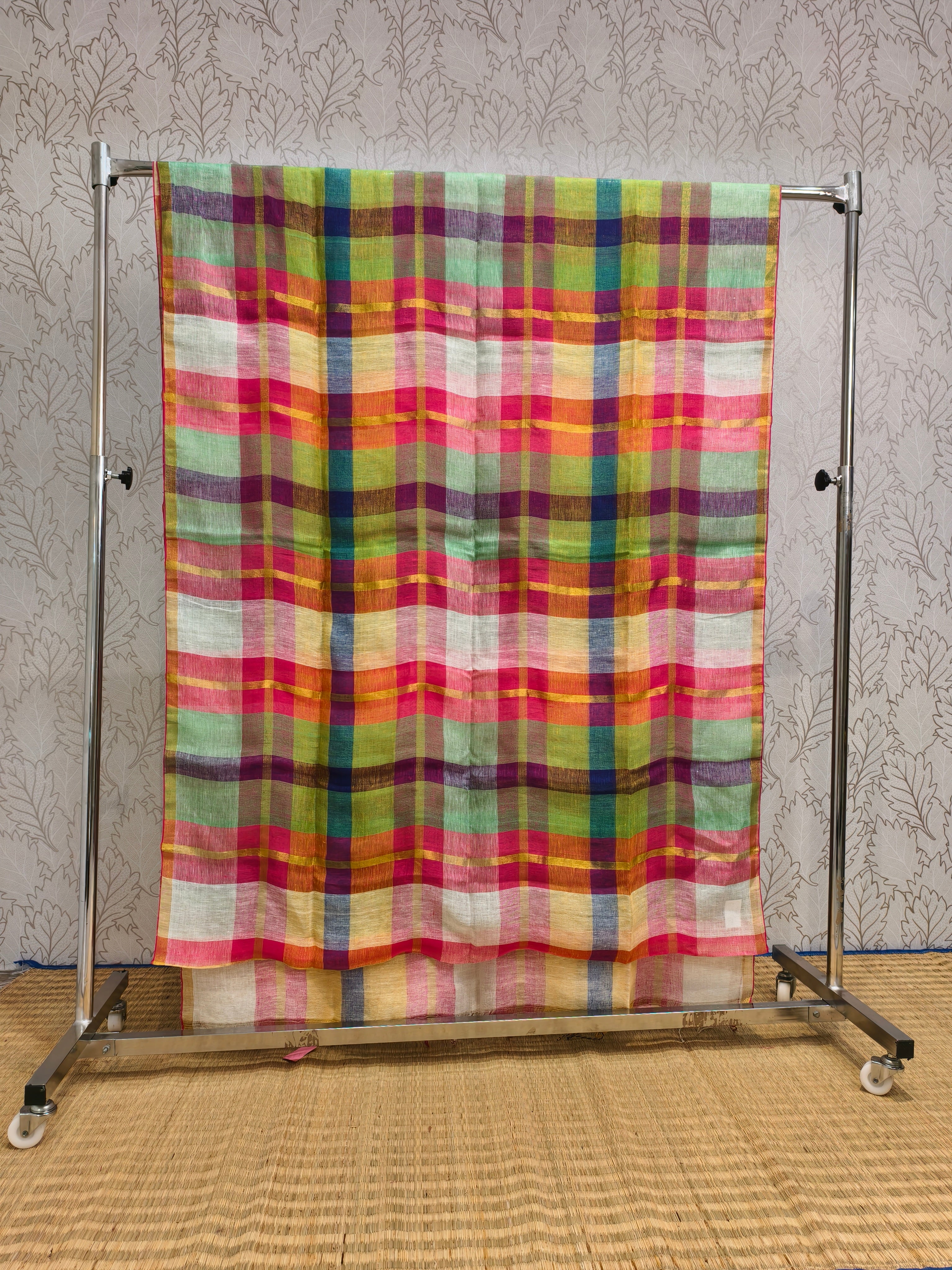 Linen by Linen jamdani saree