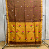 Linen tissue jamdani saree