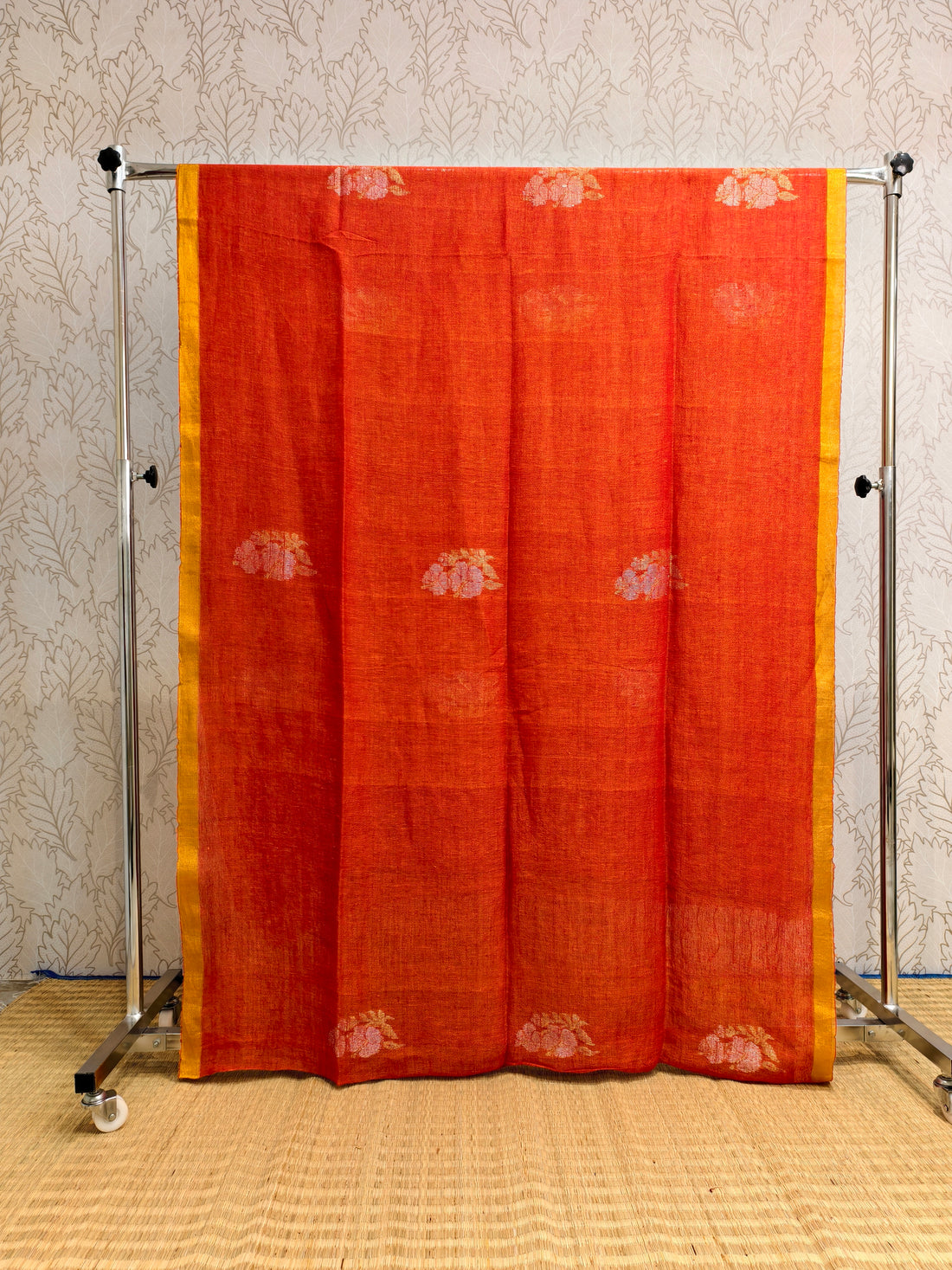 Linen by Linen jamdani saree