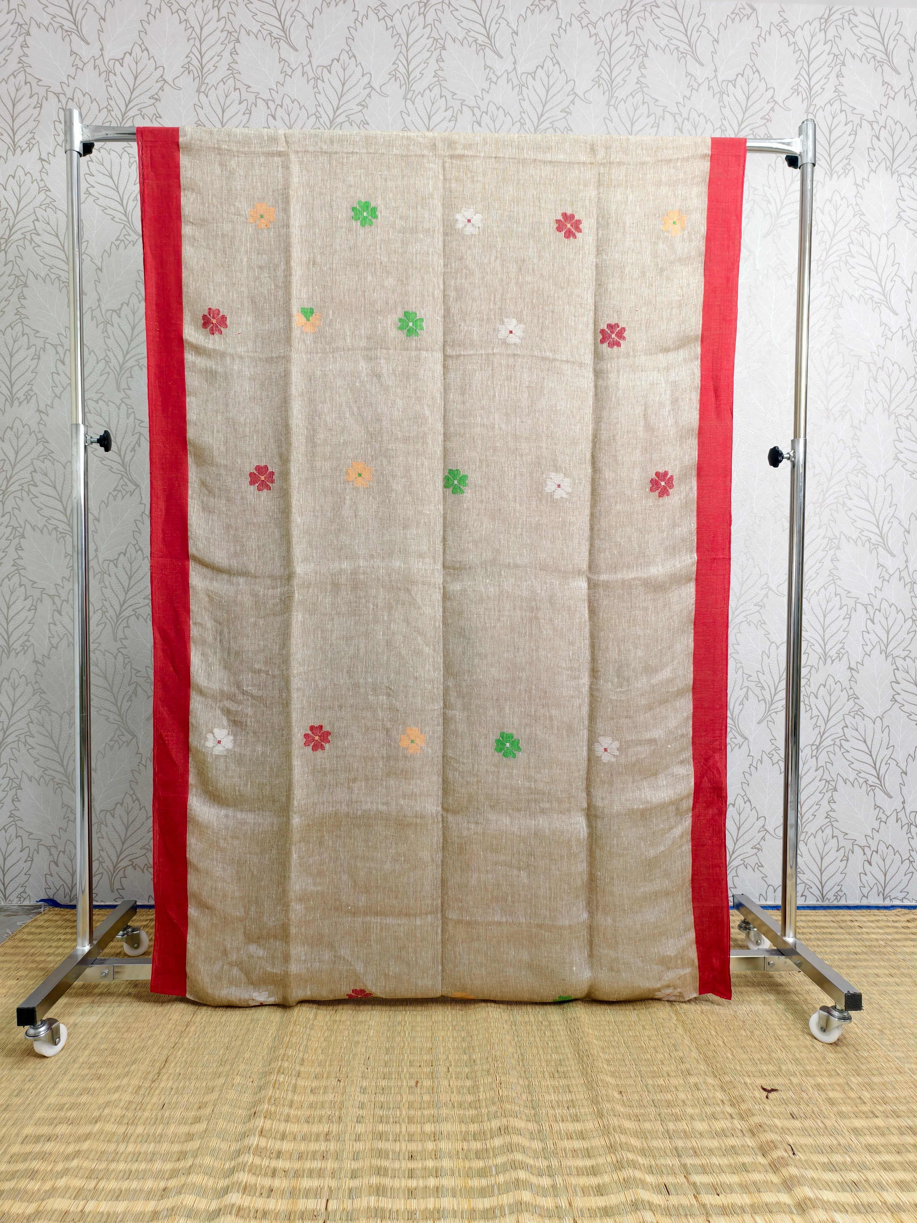 Linen by Linen needle jamdani