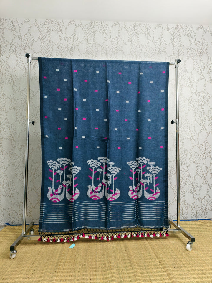 Linen by Linen needle jamdani