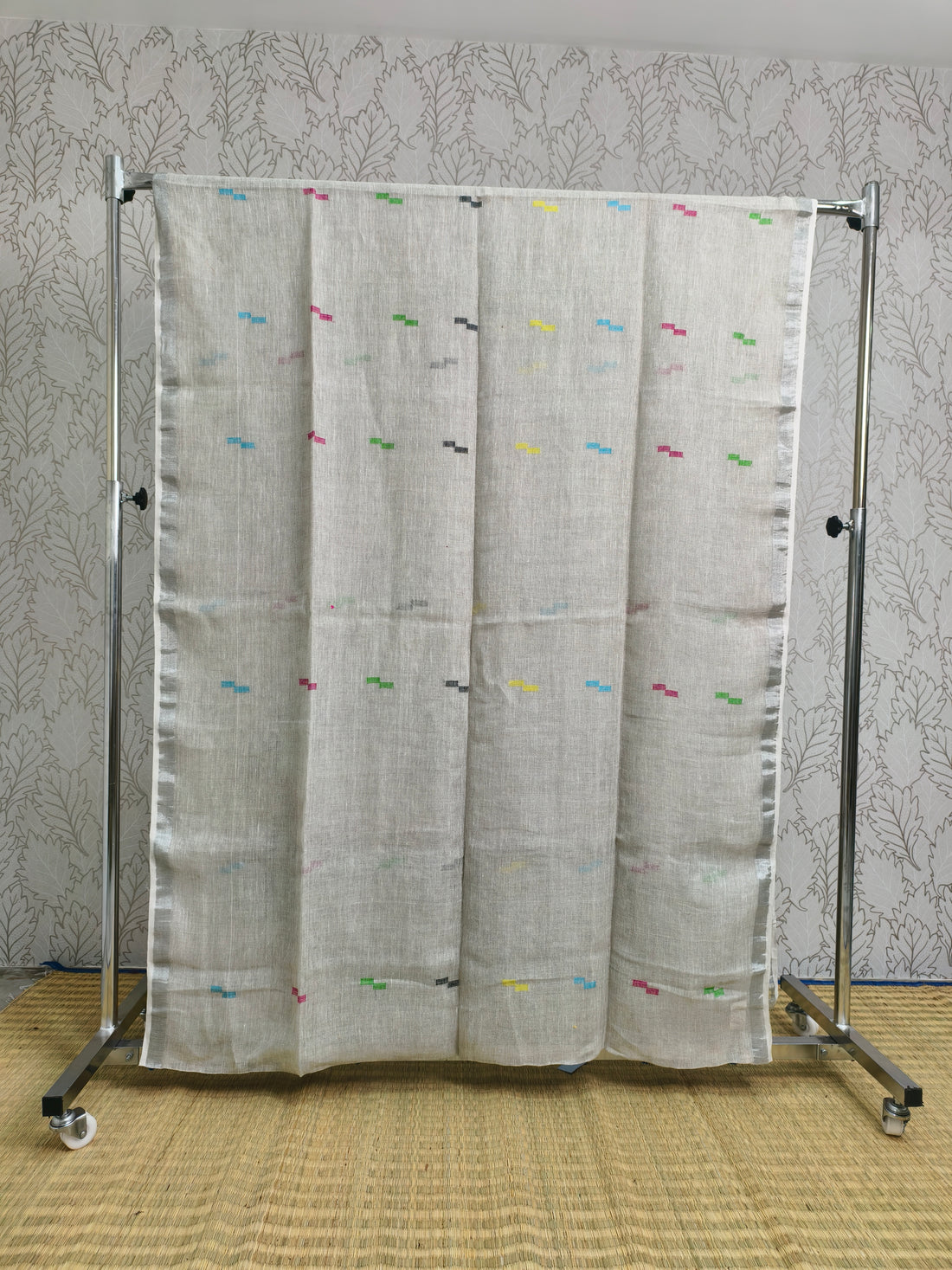 Linen by Linen needle jamdani saree