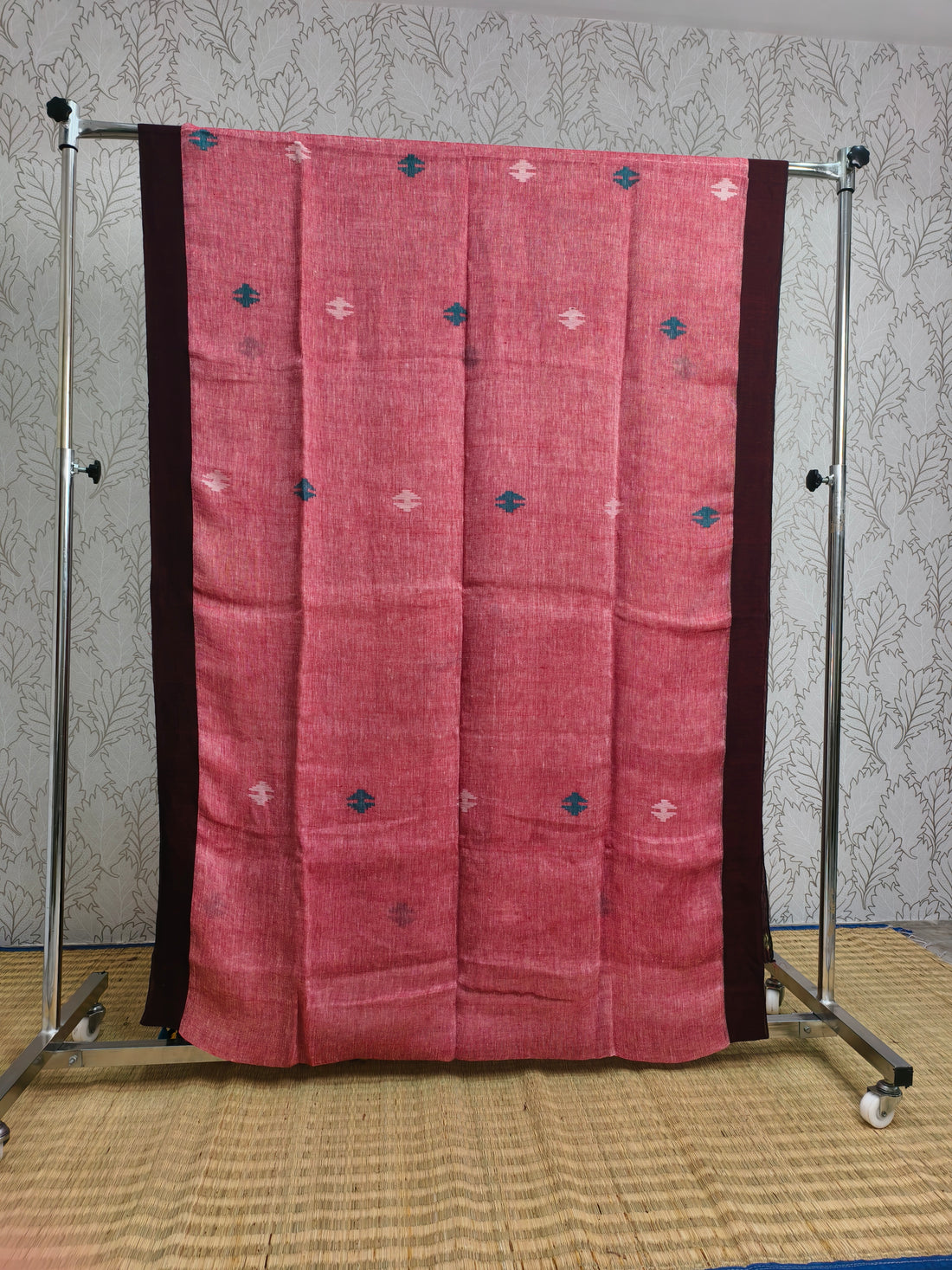 Linen by Linen needle jamdani saree