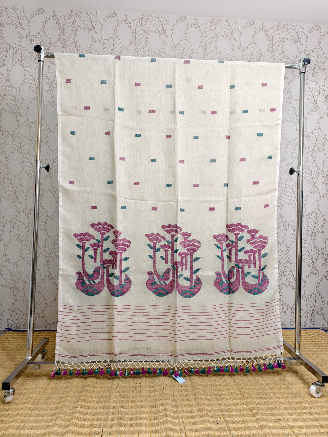 Linen by Linen needle jamdani