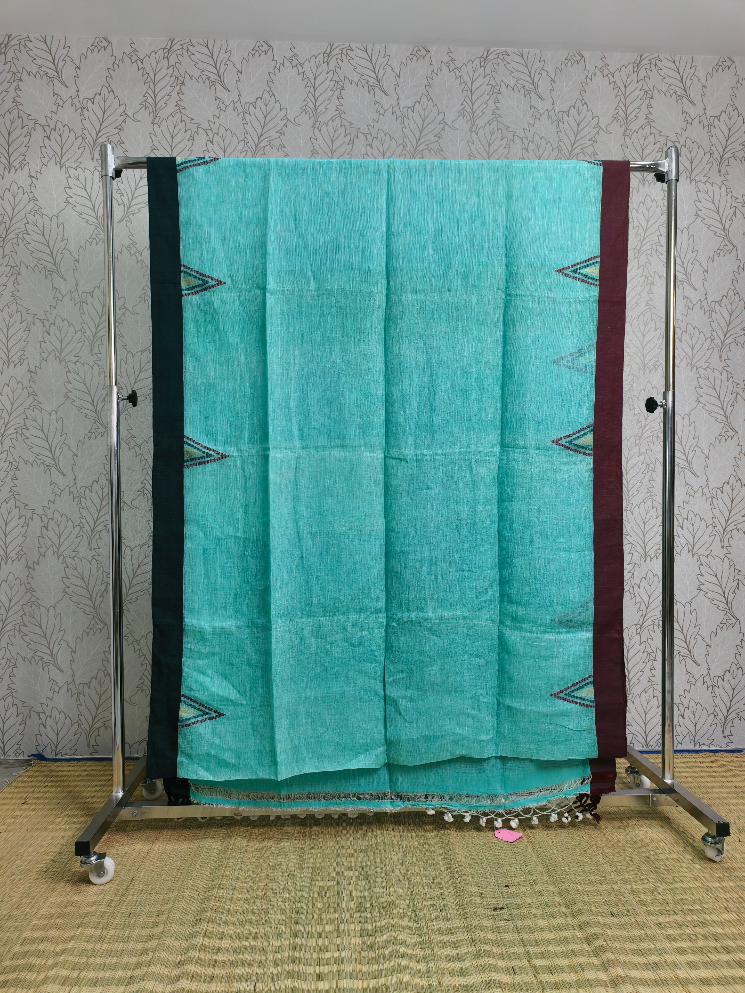 Linen by Linen needle jamdani saree