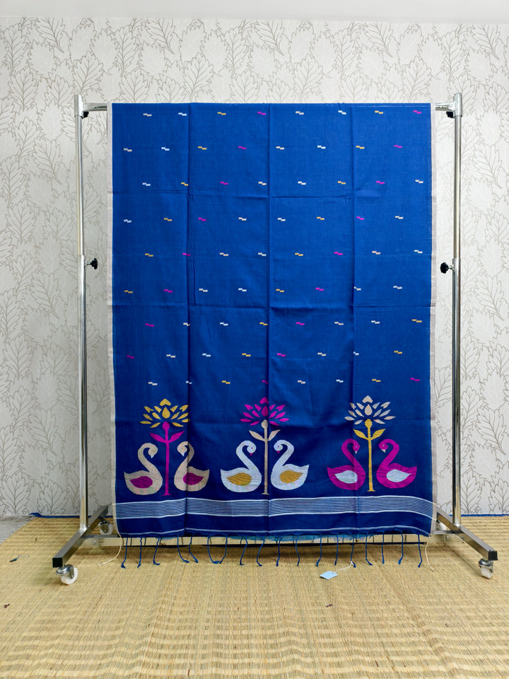 Cotton by cotton needle jamdani saree