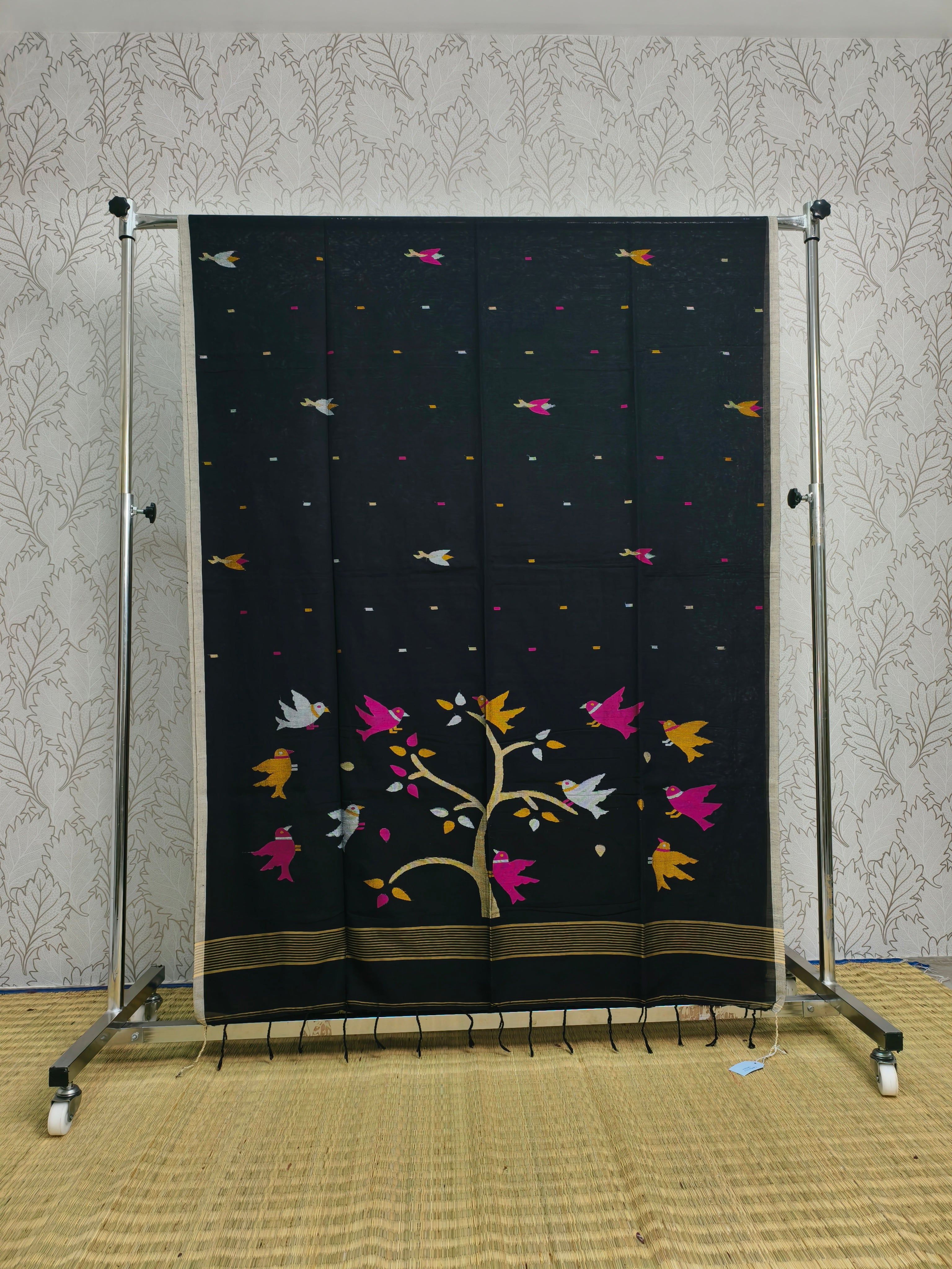 Cotton by cotton needle jamdani saree