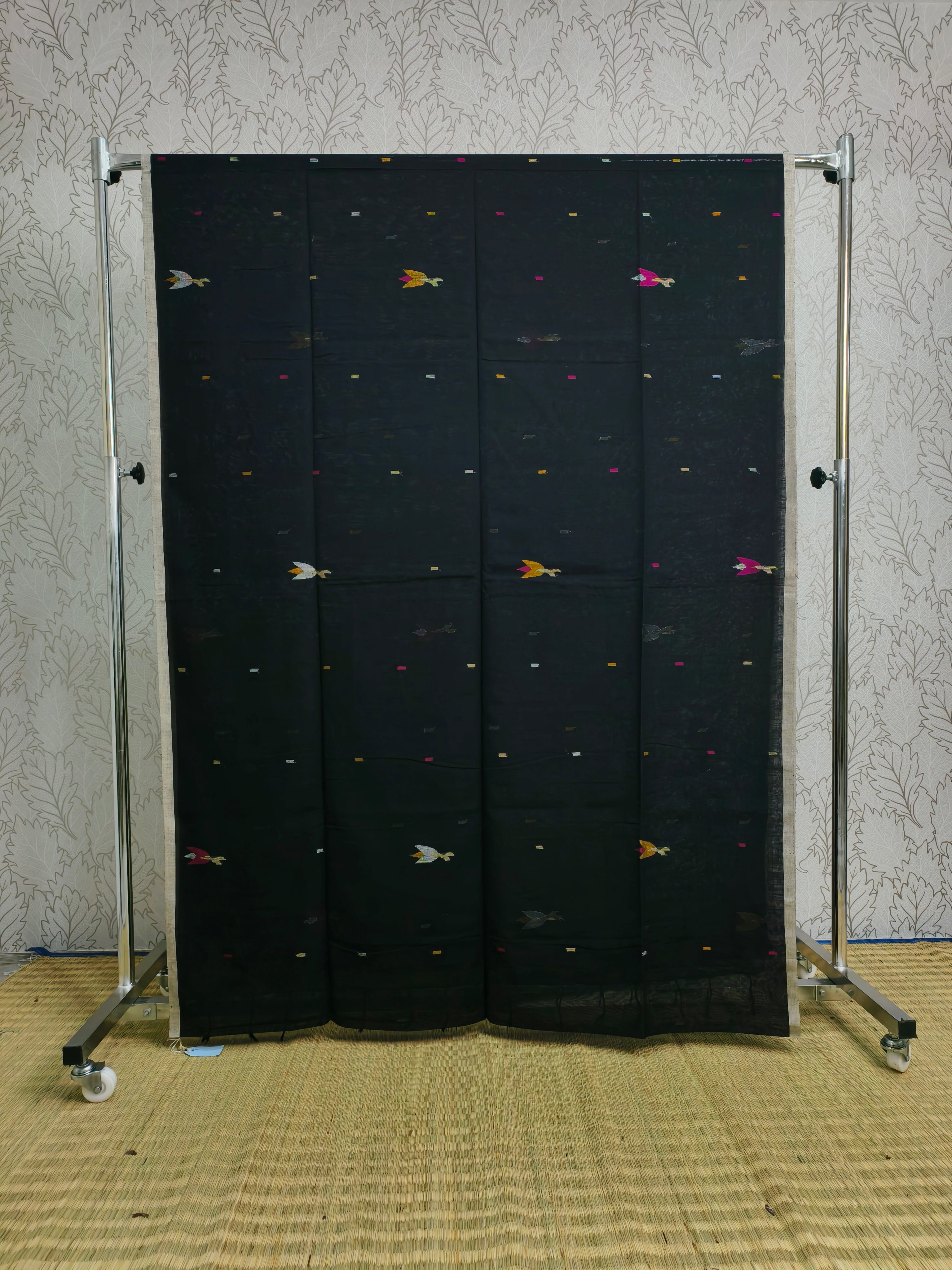 Cotton by cotton needle jamdani saree