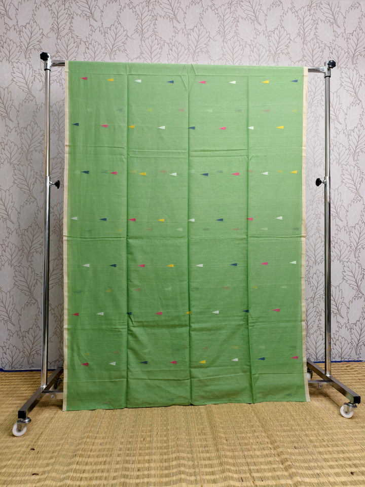 Cotton by cotton needle jamdani saree
