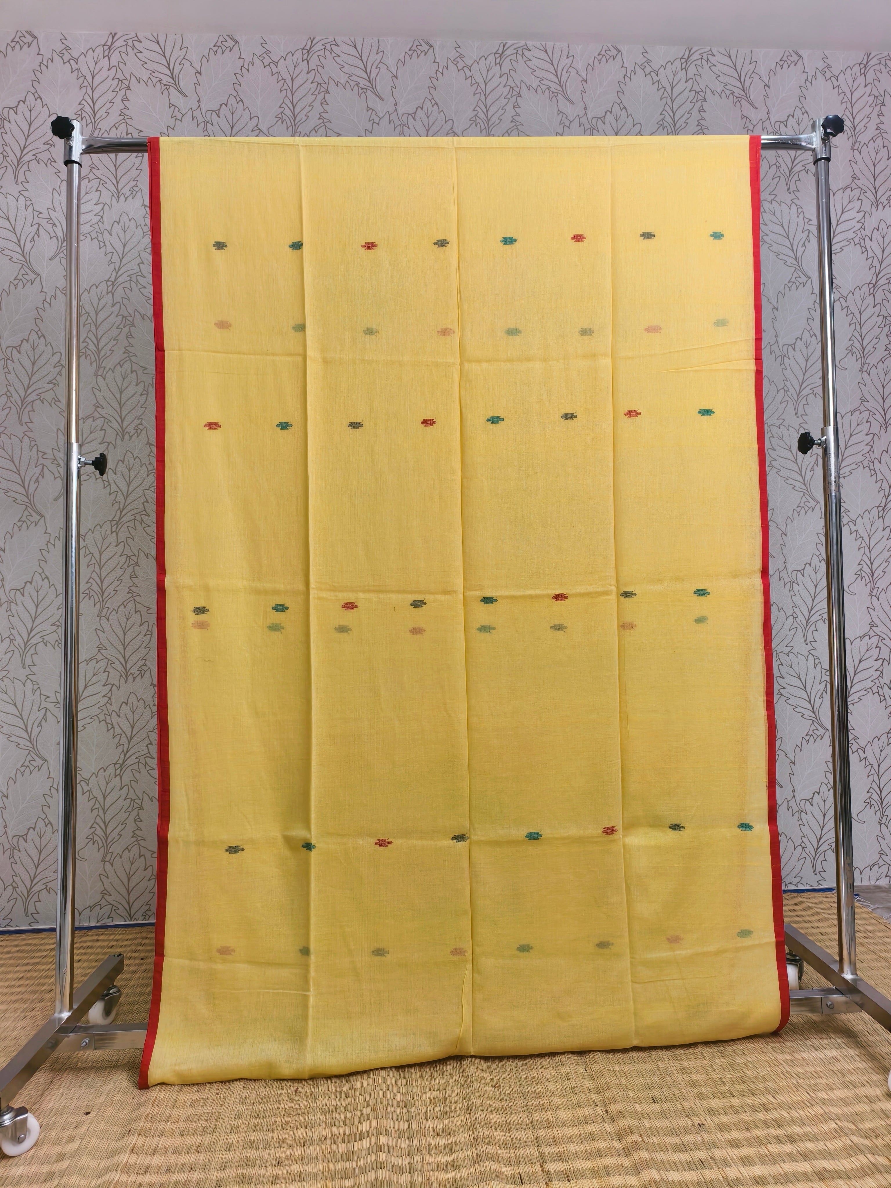 Premium mul cotton Needle jamdani saree