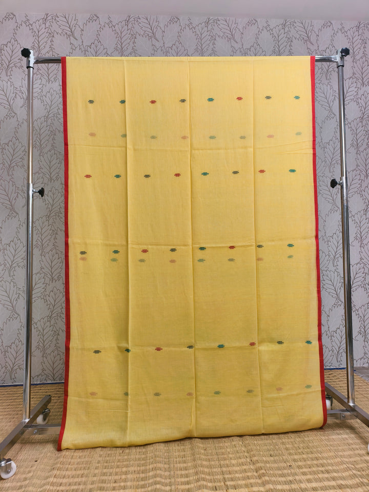 Premium mul cotton Needle jamdani saree