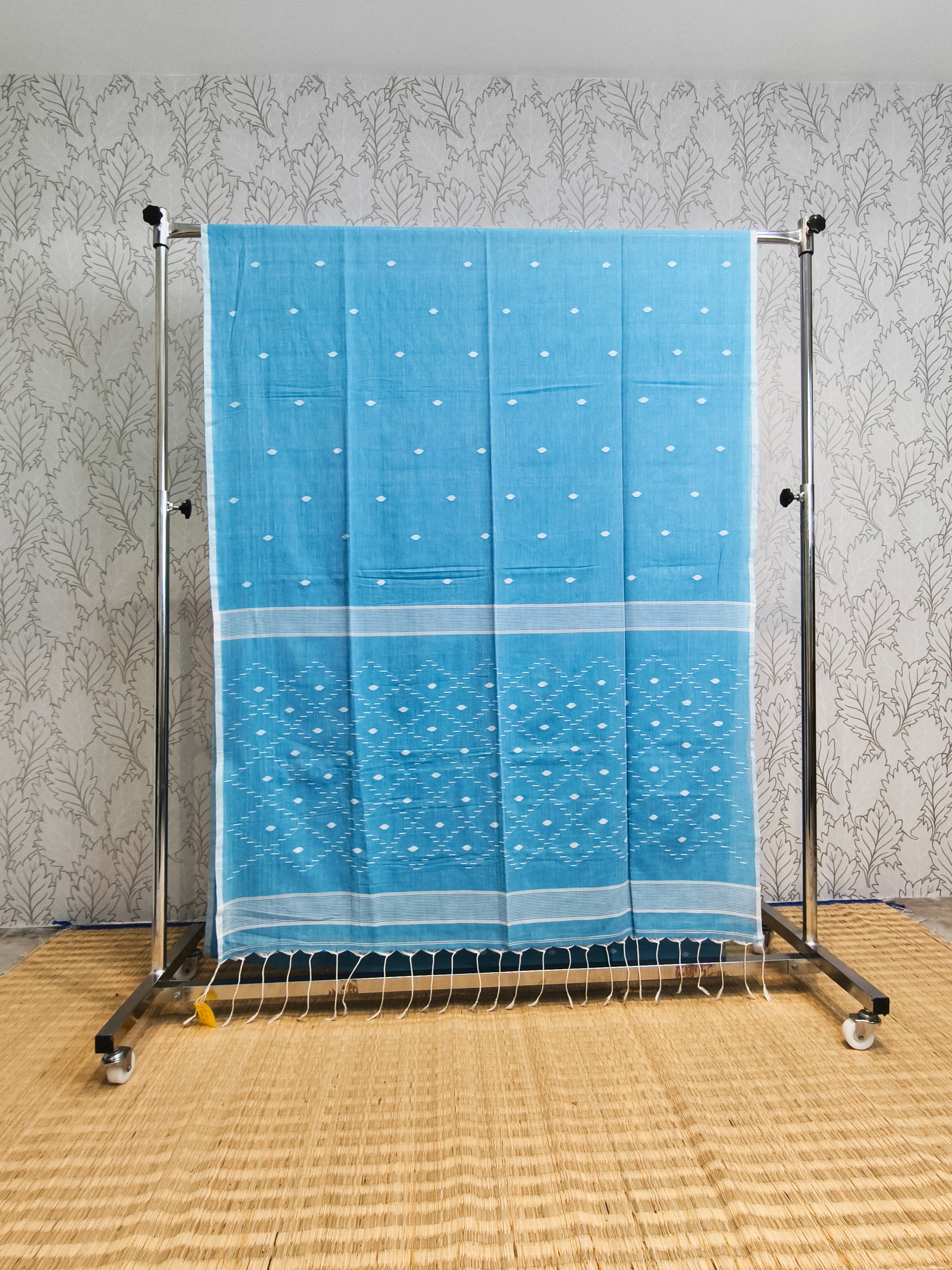 Cotton by cotton jamdani saree