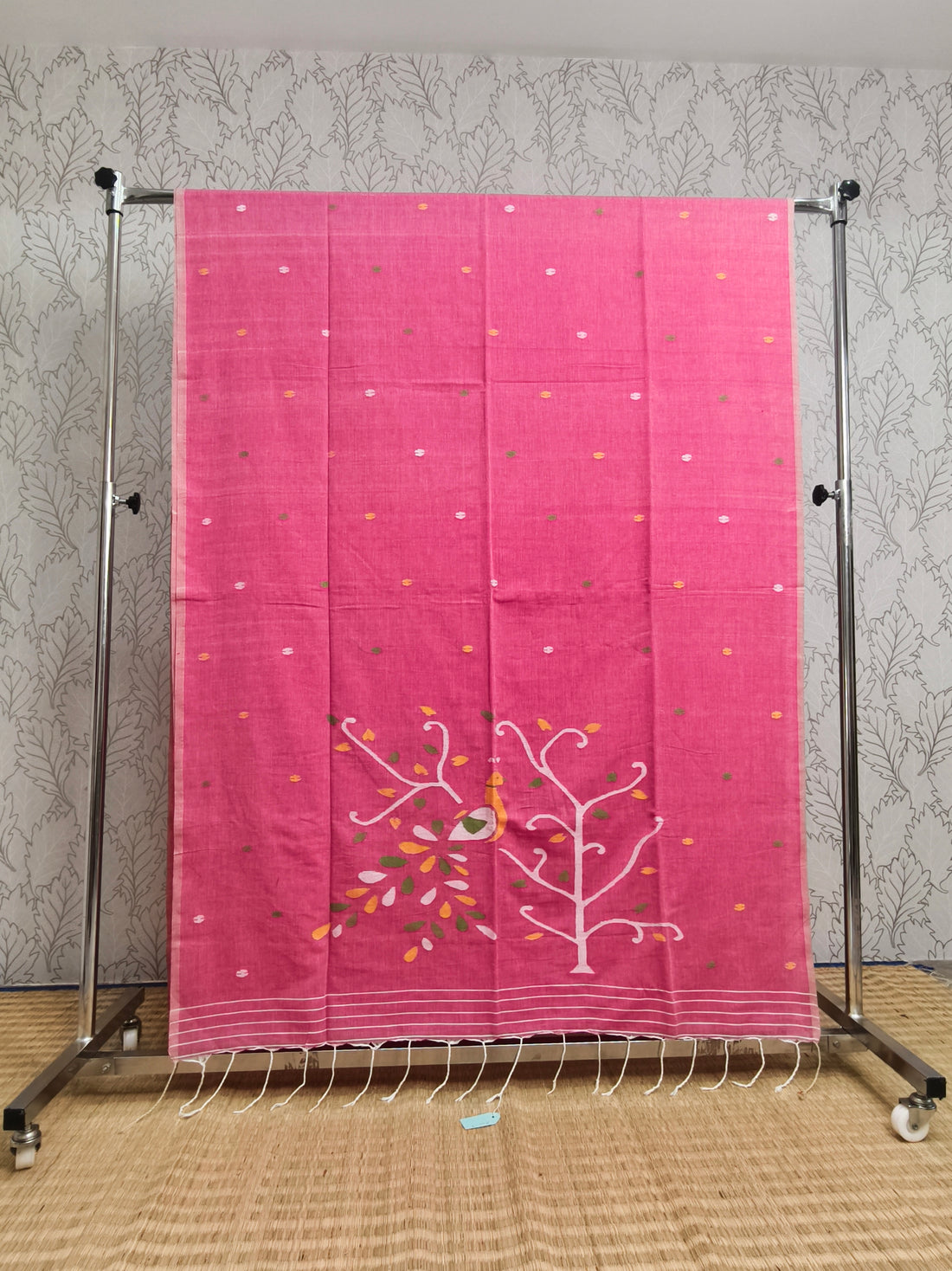 cotton by cotton needle jamdani saree