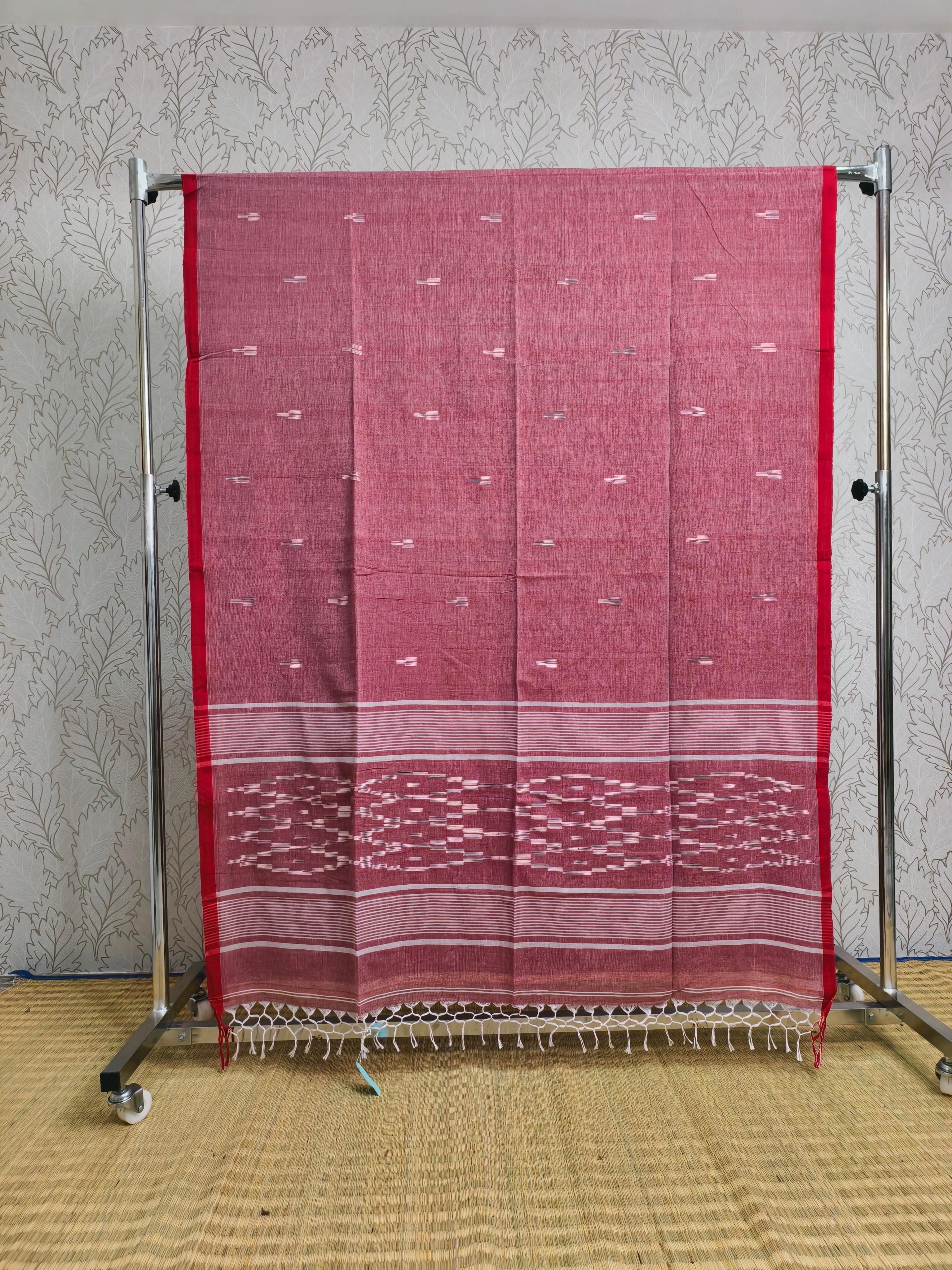 cotton by cotton jamdani saree