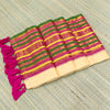Mul cotton saree with big kanchi border