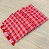 Premium Mul cotton zari check saree