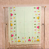 Premium applique work mul cotton saree with out blouse