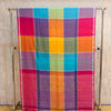 Multicolour big check saree