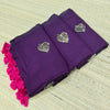 Premium mul with leaf sequence all over saree