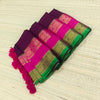 mul cotton saree with kanchi border