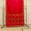 Maheshwari silk saree with hand paint and bullion knot BN3