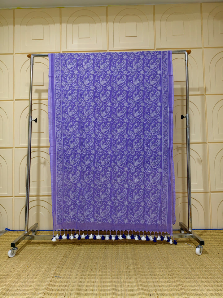 Premium mul cotton saree with chikankari embroidery PMCE2