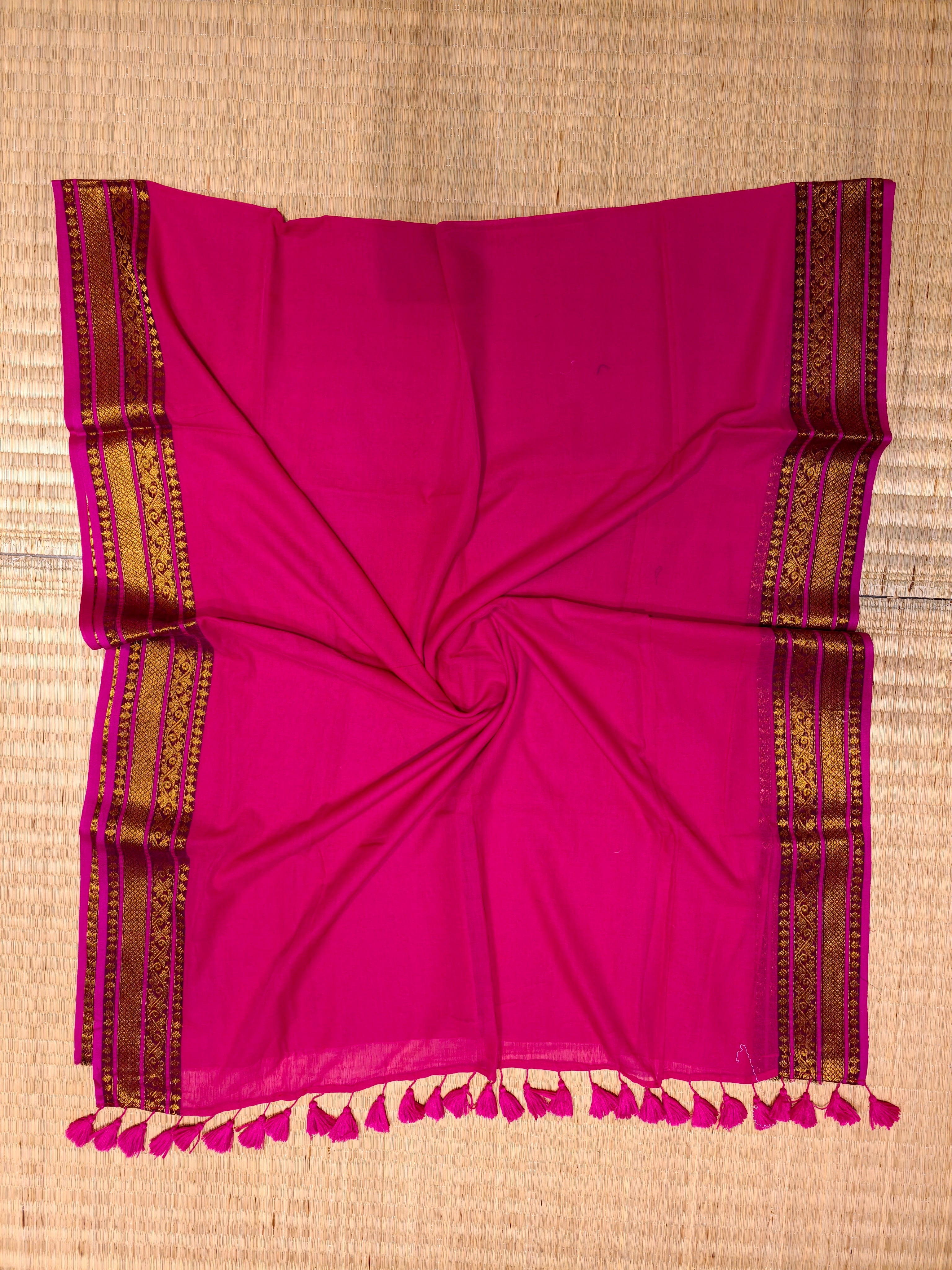 Premium Mul cotton saree with kanchi border PMK35