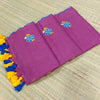 Premium Mul cotton Rose embroidery saree