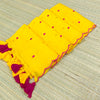 Premium Mul cotton saree with small heart embroidery saree