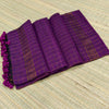 Mul cotton zari check saree