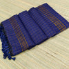 Mul cotton zari check saree