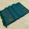 Mul cotton zari check saree