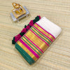 Premium mul cotton saree with zari border