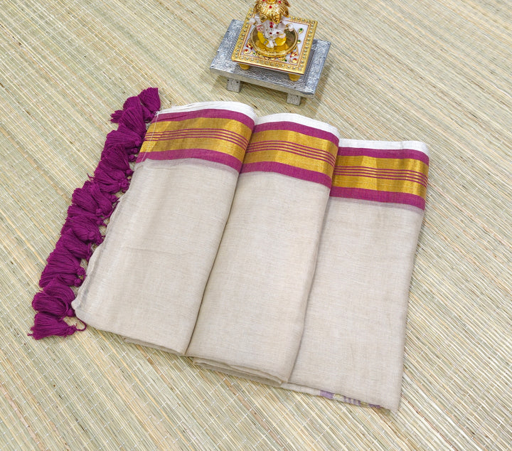 Premium mul cotton saree with zari border PMK