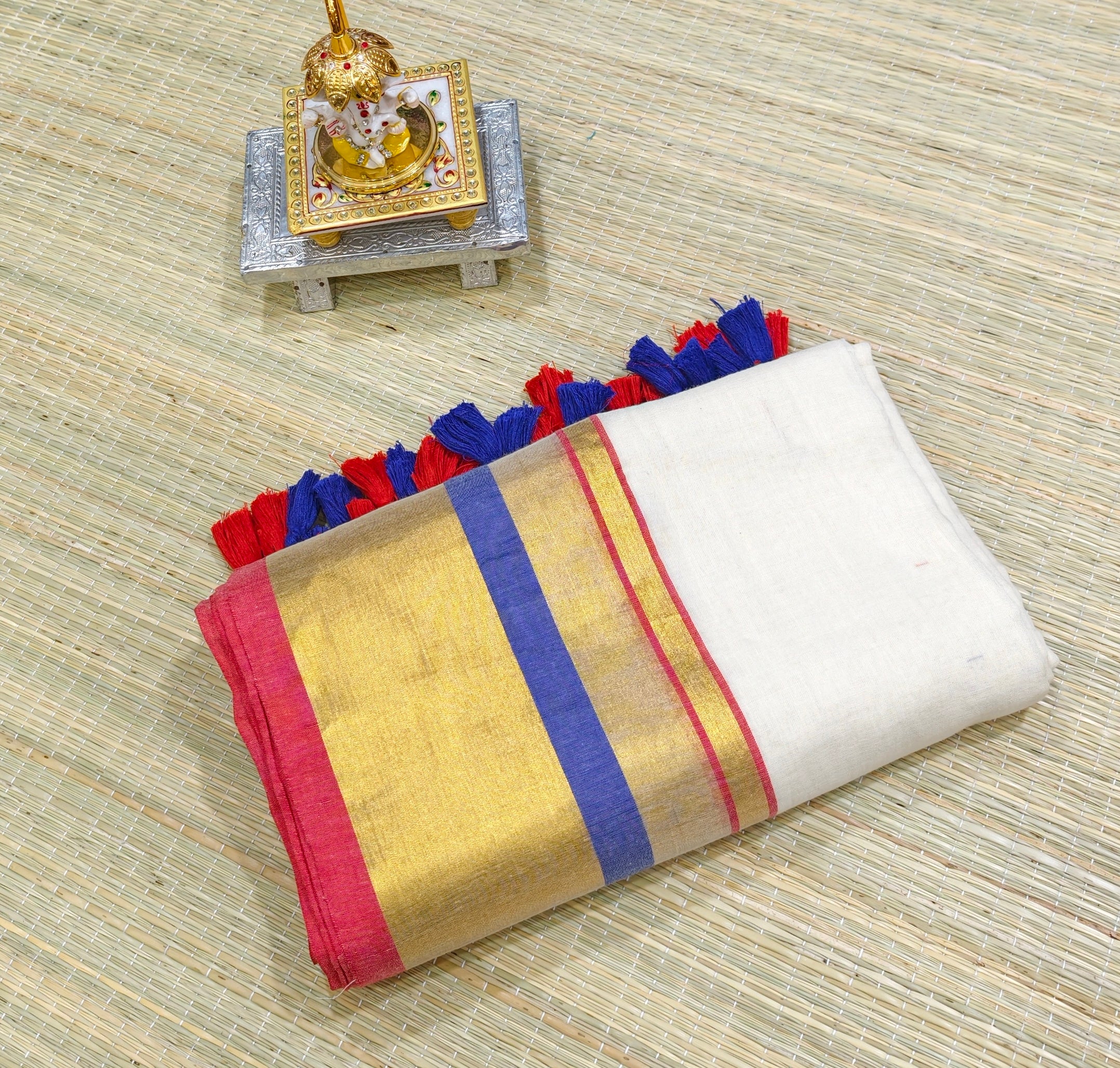 Premium mul cotton saree