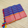 Premium mul cotton half and half saree
