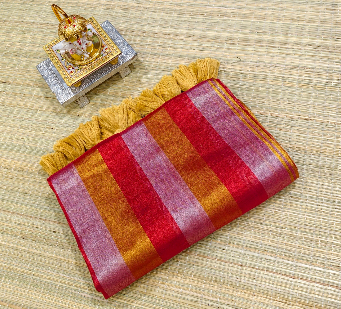 Premium raga tissue saree PMK