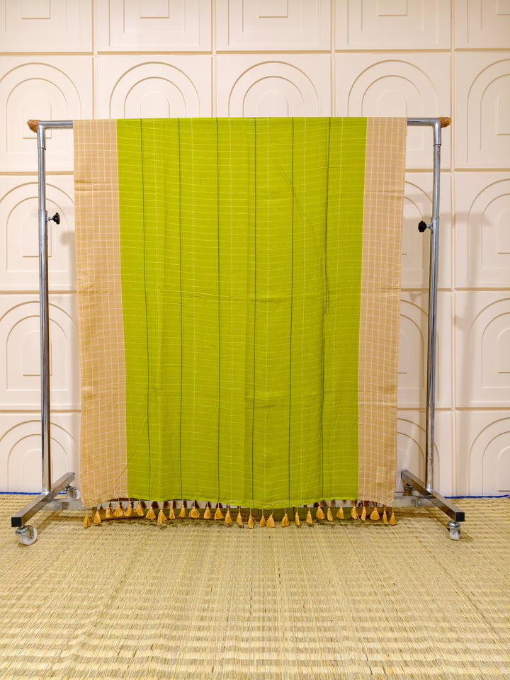 Premium mul check saree