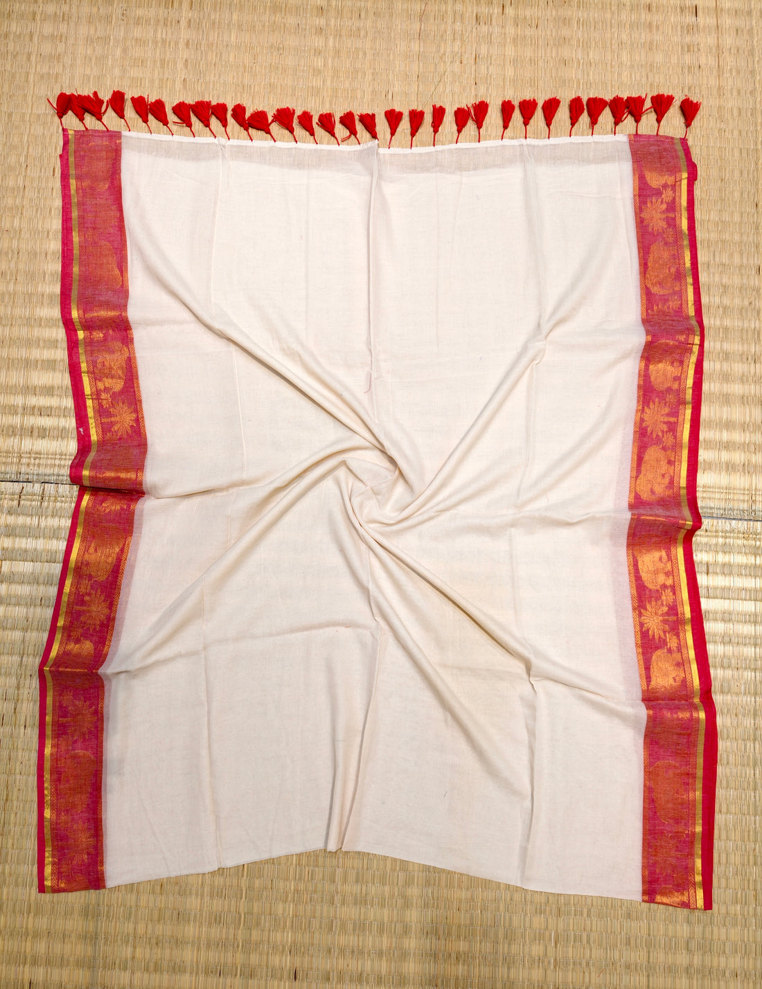 Premium mul cotton saree with kanchi border PMK